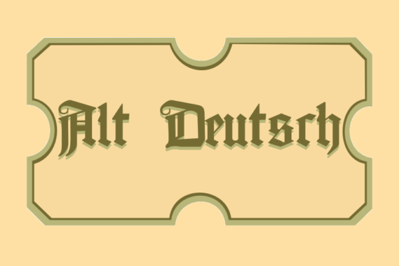 Alt Deutsche: A Bold Blackletter Font for Branding