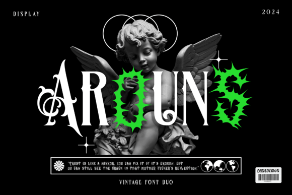 Arouns: A Bold Blackletter Font for Web Design