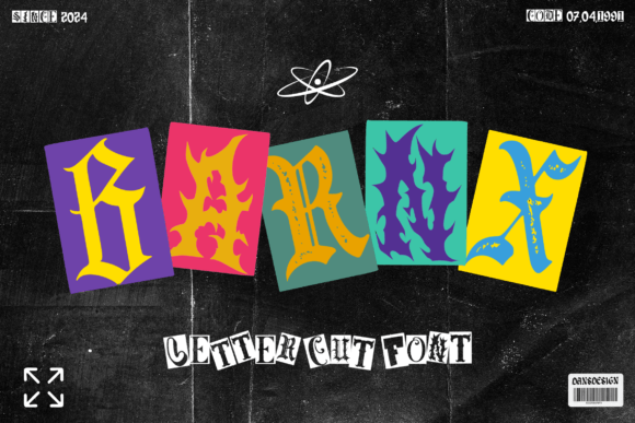 Barnx: A Bold Blackletter Font for Edgy Branding