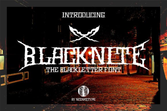 Blacknite: The Modern Blackletter Font for Dark Branding