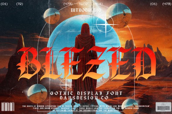 Blezed: A Bold Blackletter Font for Web Design