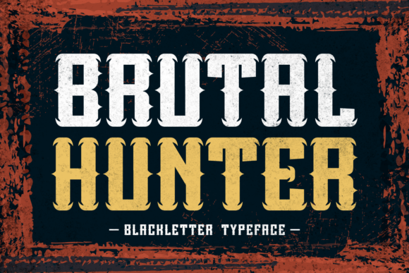 Brutal Hunter: A Bold Blackletter Font Review