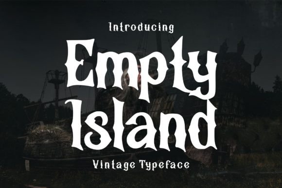Empty Island: A Bold Blackletter Font for Business