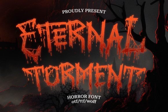 Eternal Torment: A Spooky Blackletter Font Review