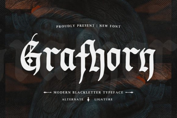 Grafhorn: A Modern Blackletter Typeface for Bold Campaigns
