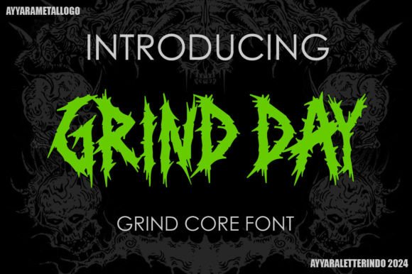 Grind Day: The Ultimate Metal Blackletter Font
