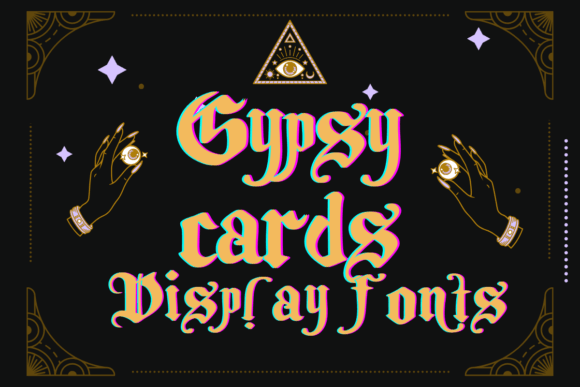 Gypsy Cards: A Bold Blackletter Font for Business