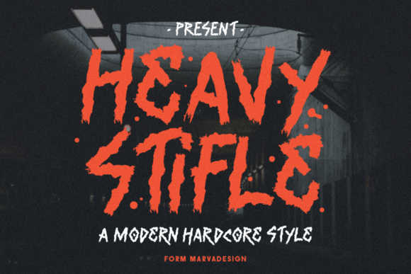 Heavy Stifle: A Bold Blackletter Font for Crafters
