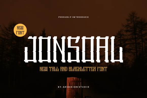 Jonsoal: A Premium Blackletter Font for Web Design