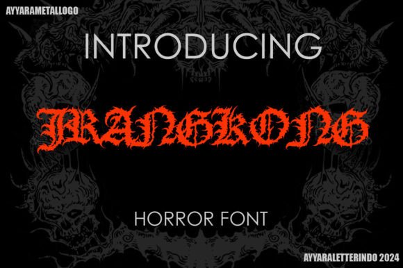Jrangkong: A Premium Blackletter Font for Bold Branding