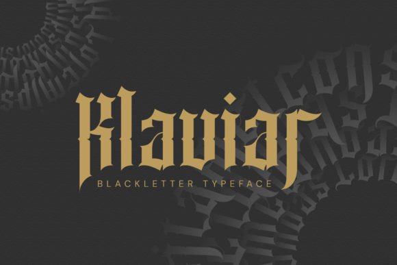 Klaviar: The Daring Blackletter Font for Bold Brands