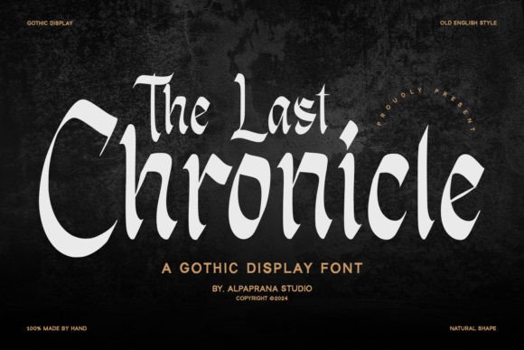 Last Chronicle: A Modern Blackletter Font Review
