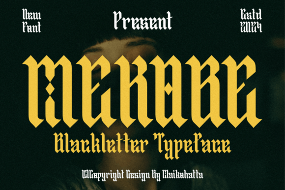 Mekobe: A Bold Blackletter Typeface for Campaigns