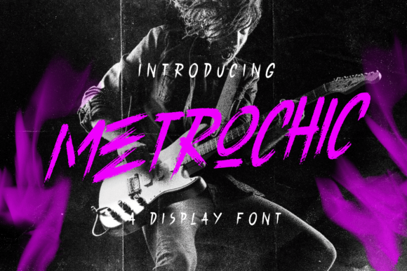 Metrochick: A Bold Blackletter Font for Business Branding