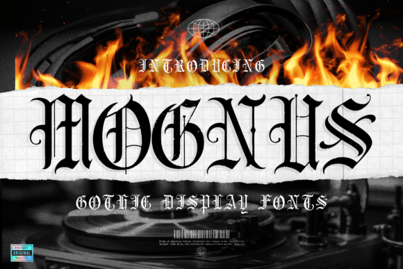 Mognus: A Premium Blackletter Font for Branding