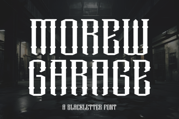Morew Garage: A Vintage Blackletter Font for Web Design