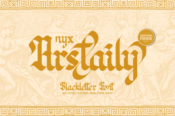 Nyx Arstaily: A Blackletter Font for Editorial Design