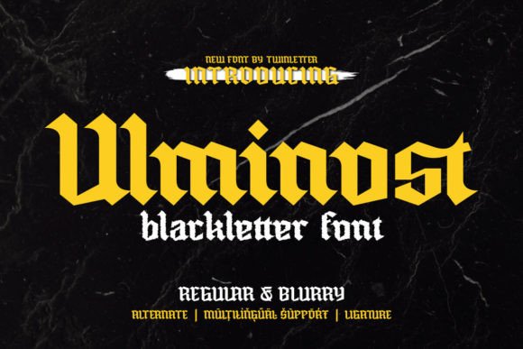 Ulminost: A Premium Blackletter Font for Bold Branding