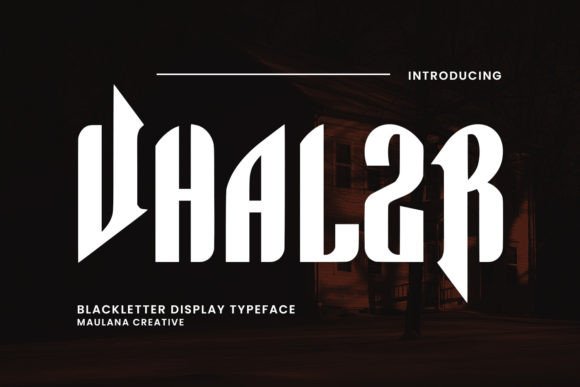 Vhalzr: A Bold Blackletter Font Review for Branding