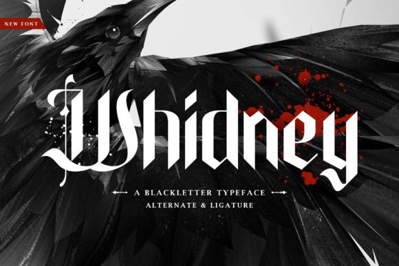 Whidney: A Bold Blackletter Font for Branding