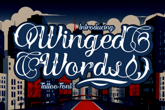 Winged Words: A Bold Blackletter Font for Campaigns