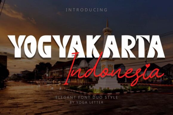 Yogyakarta Indonesia: A Blackletter Font for Editorial Design